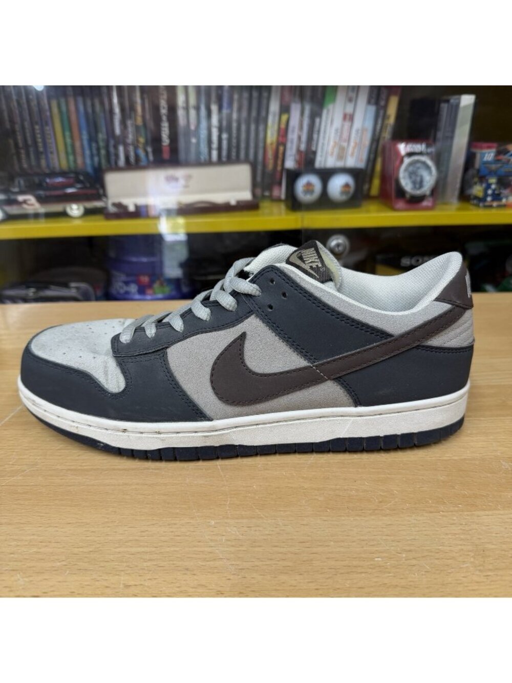 Nike Dunk Low Grey Brown Suede Leather Sneakers LF0039-003 Men's US 10